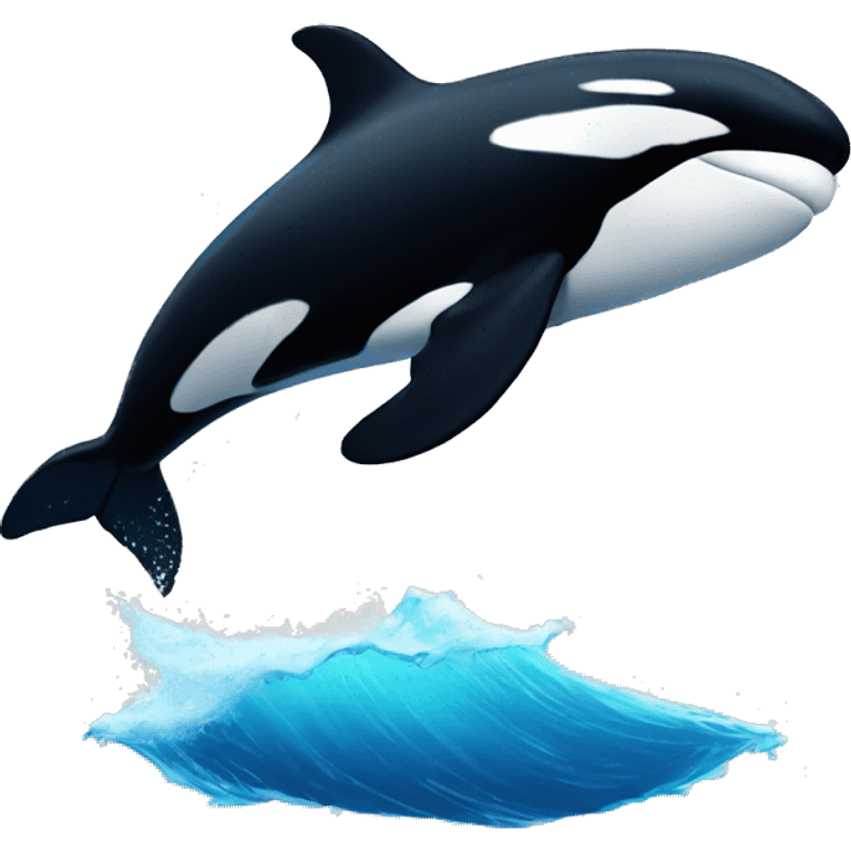 alpha orca jumping emoji