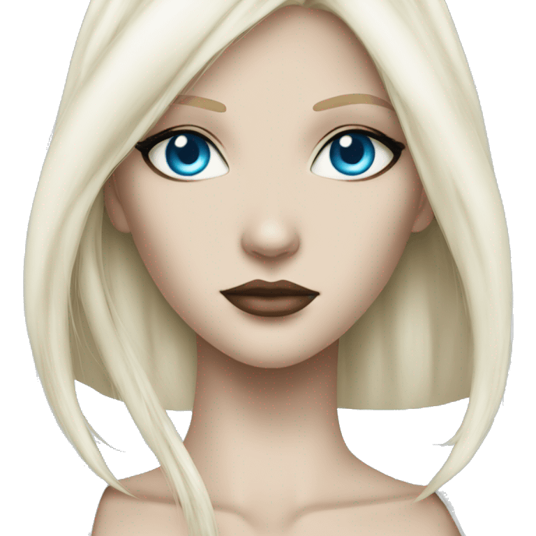 Emma Frost with Blue Eyes emoji