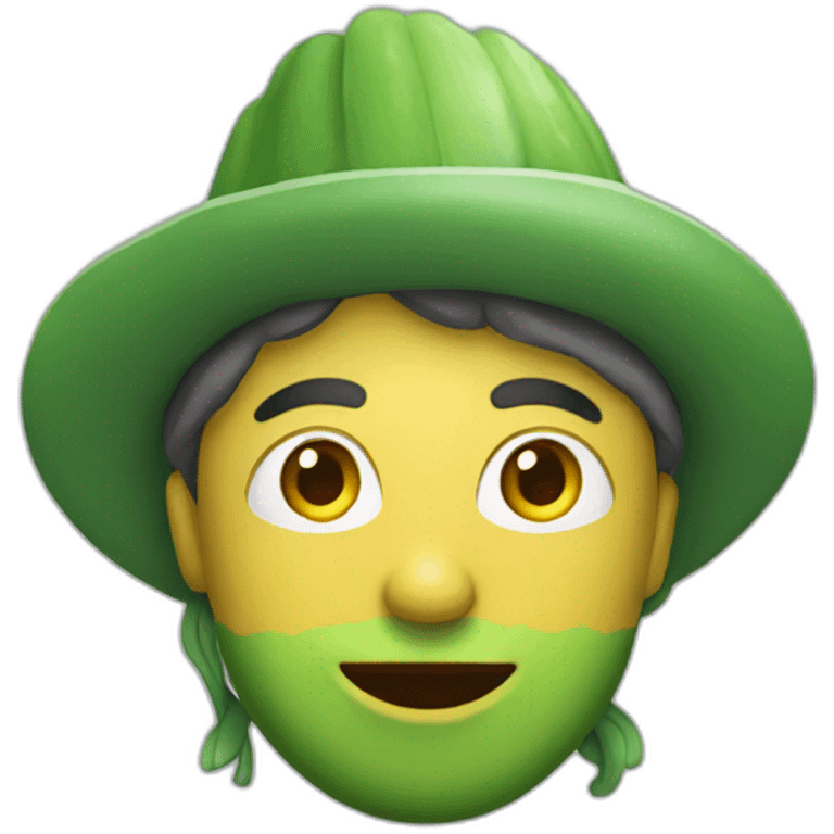 vegetable and fruit worker emoji