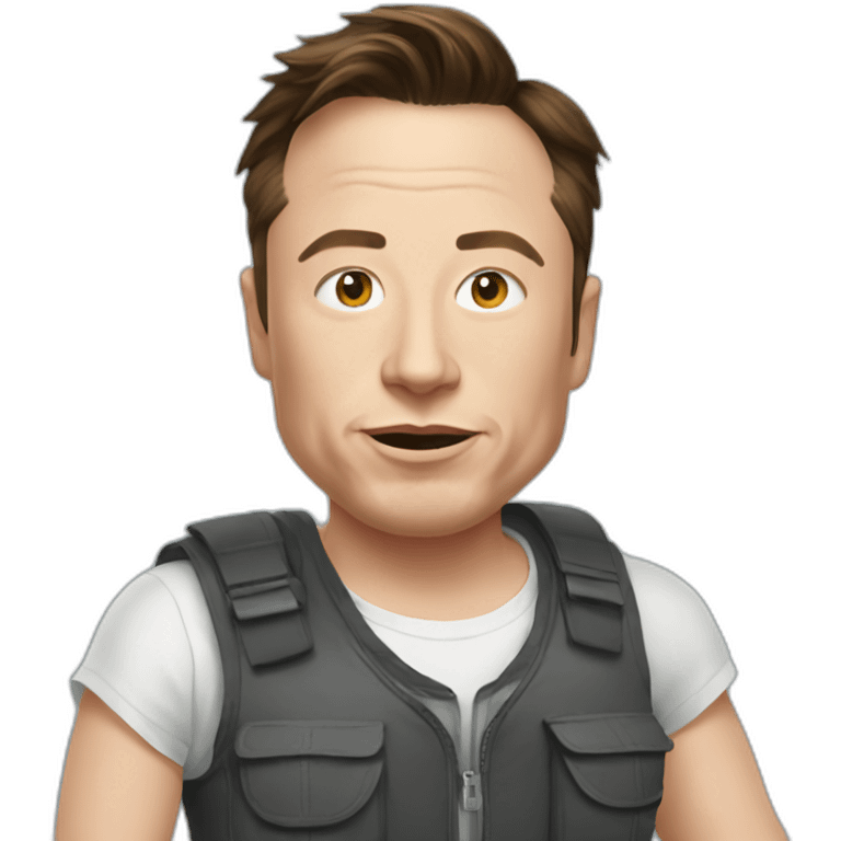 elon musk wearing diapers emoji