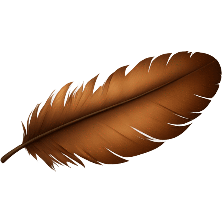 brown feather emoji