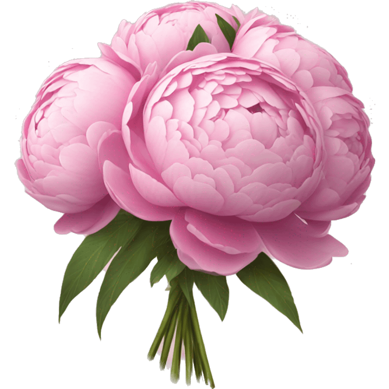 Peony wedding bouquet emoji