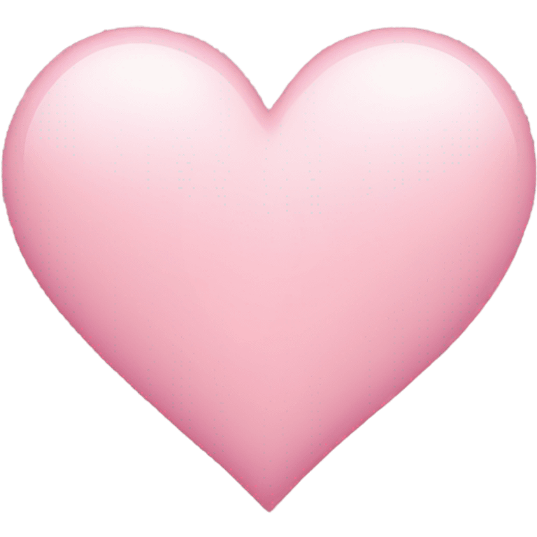 Light pink heart emoji