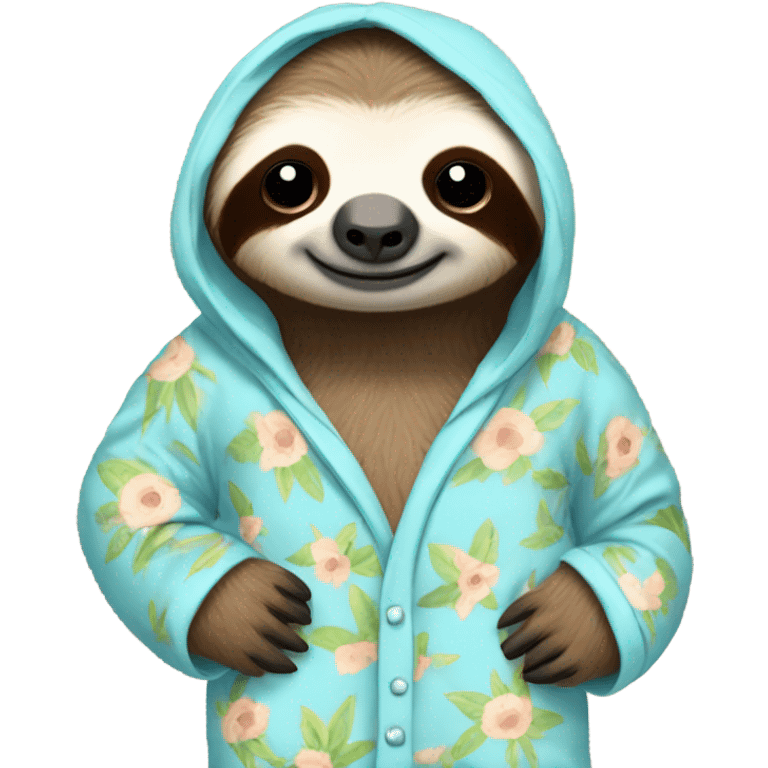 Sloth in pyjamas  emoji