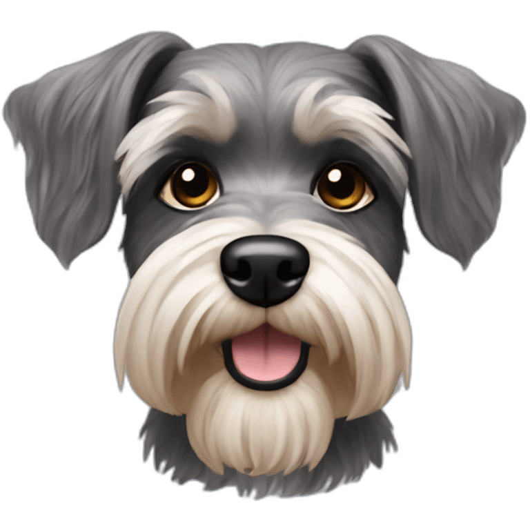 mini schnauzer shitzu emoji