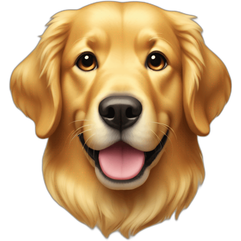 Golden Retriever dandy emoji