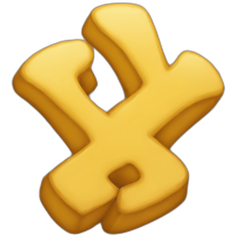 X-letter emoji