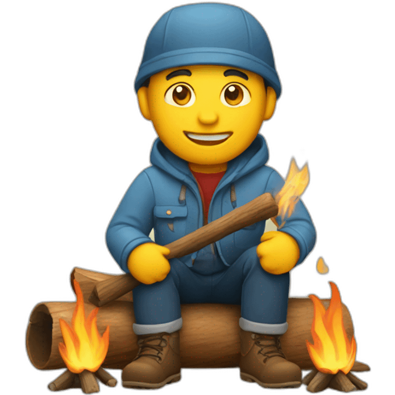 campfire man emoji