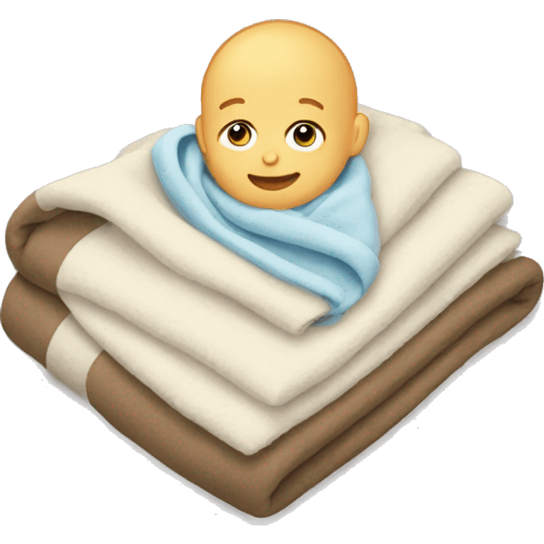 baby sleeping blanket emoji