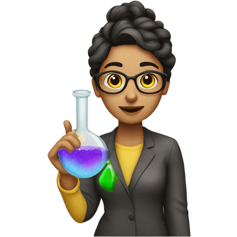 Rosalia doing chemistry  emoji