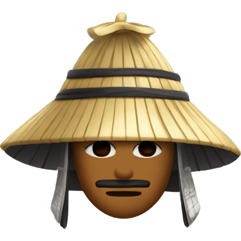 Samurai hat emoji