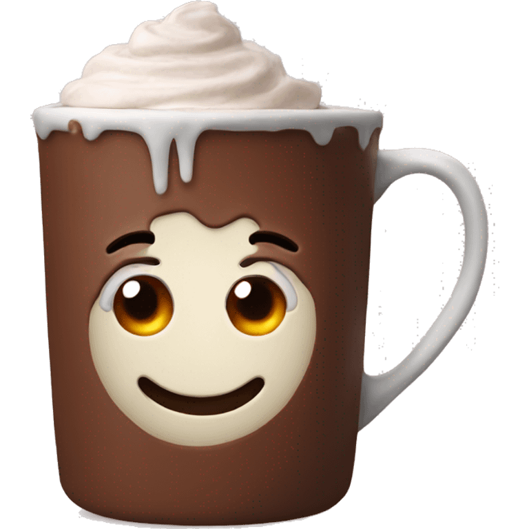 Hot chocolate in a mug emoji