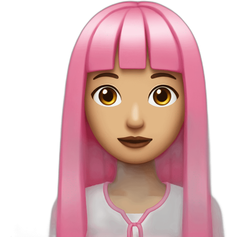 black pink lisa emoji