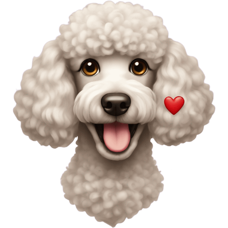 poodle heart emoji