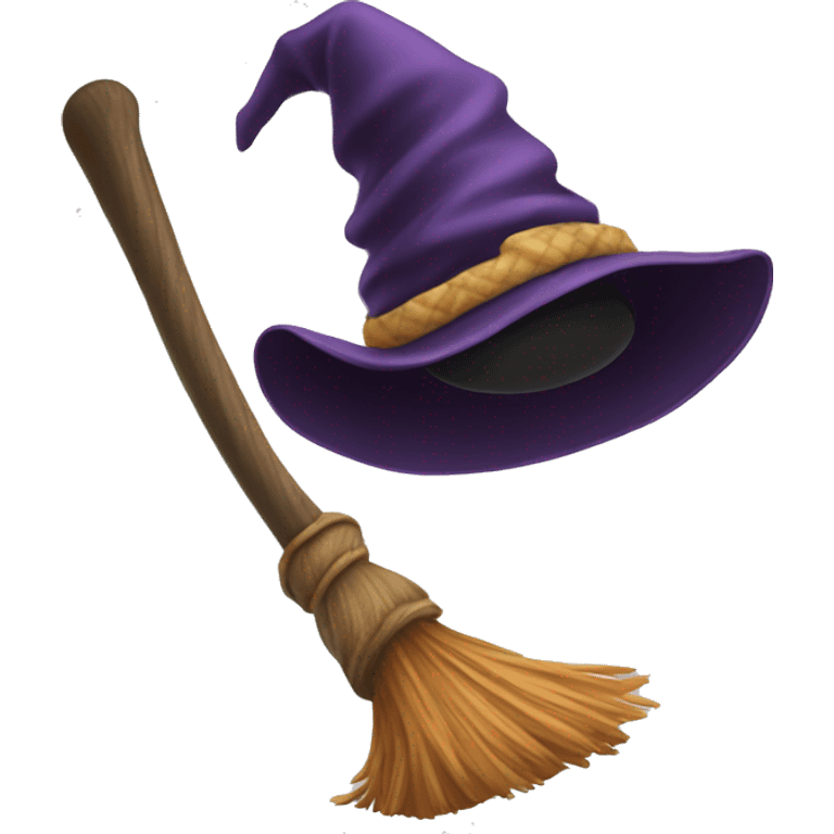 magic broomstick emoji