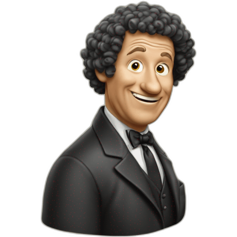 Curly joe of the three stooges emoji