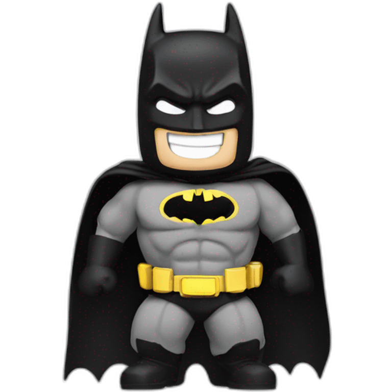 Batman smiling  emoji