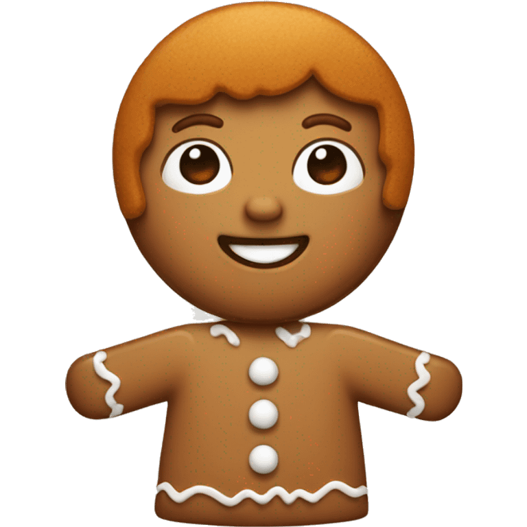 Ginger bread man emoji