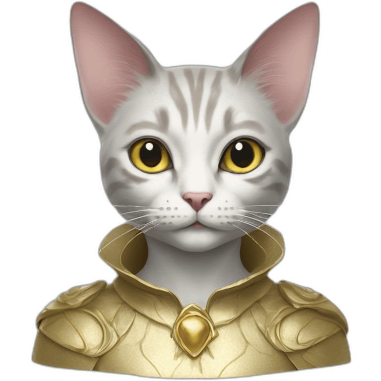 Hyper-realistic Cat fairy god mother emoji