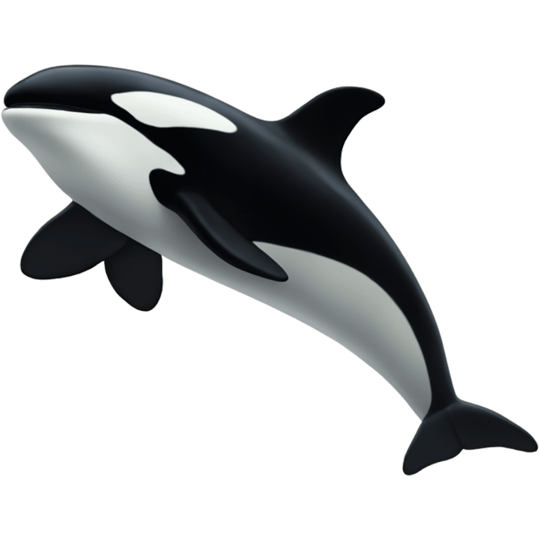 Orca jumping emoji