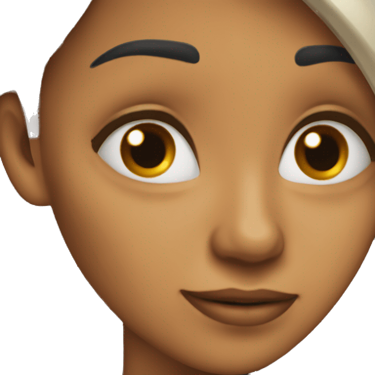 chica con lágrimas en los ojos emoji