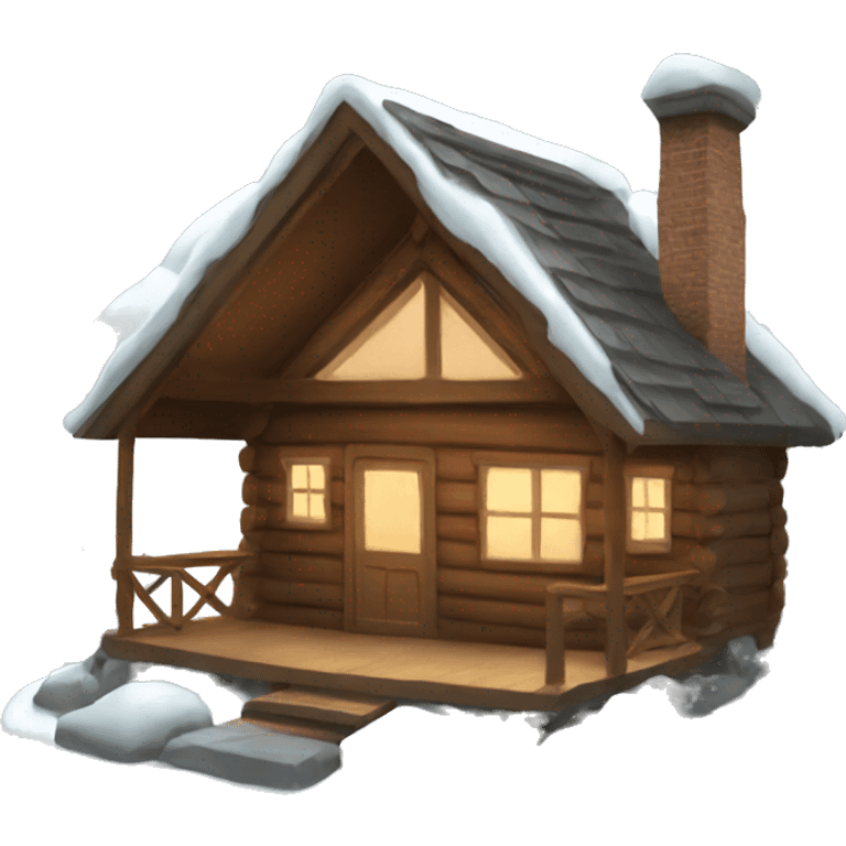 Cozy cabin  emoji