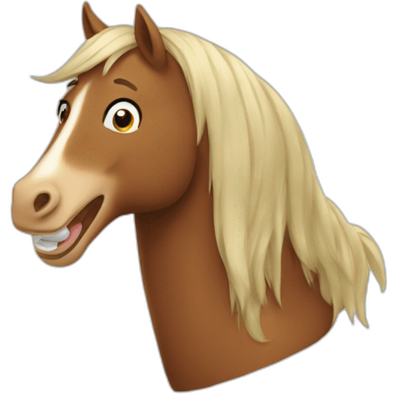 Laughing Horse emoji