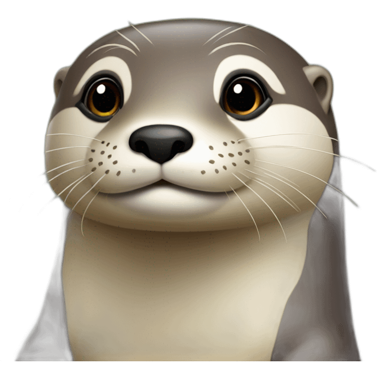 Loutre sur tortu emoji