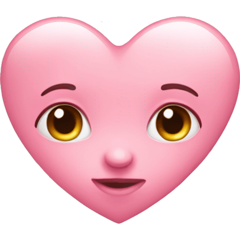 baby pink love heart emoji