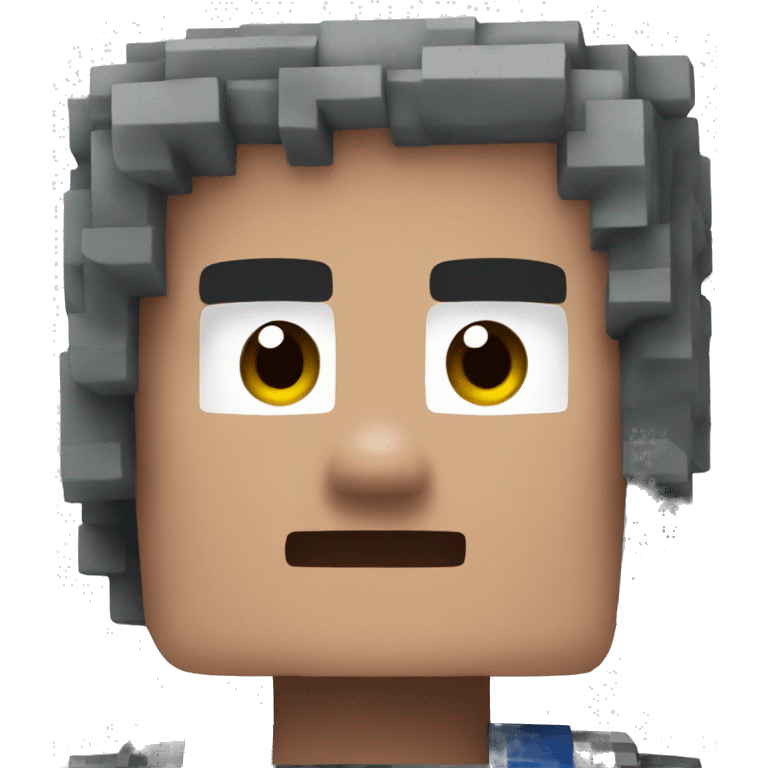 Steve in Minecraft emoji