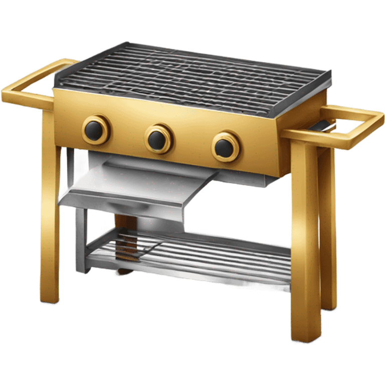 Golden grill emoji