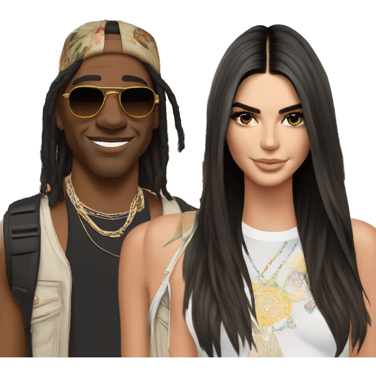 Kendall Jenner Meets Coachella emoji