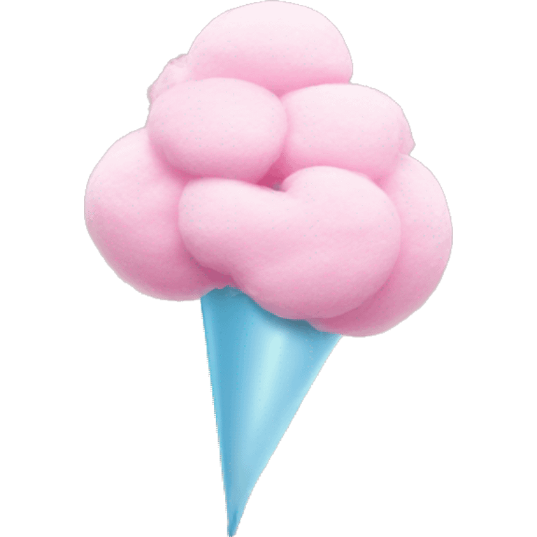 cotton candy with heart on top emoji