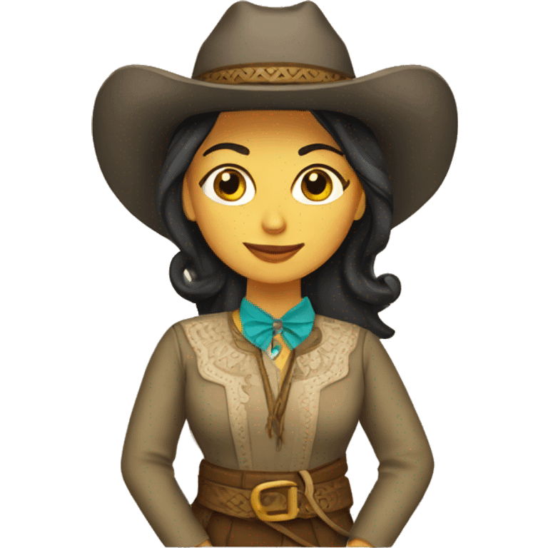 MUJER VAQUERA emoji