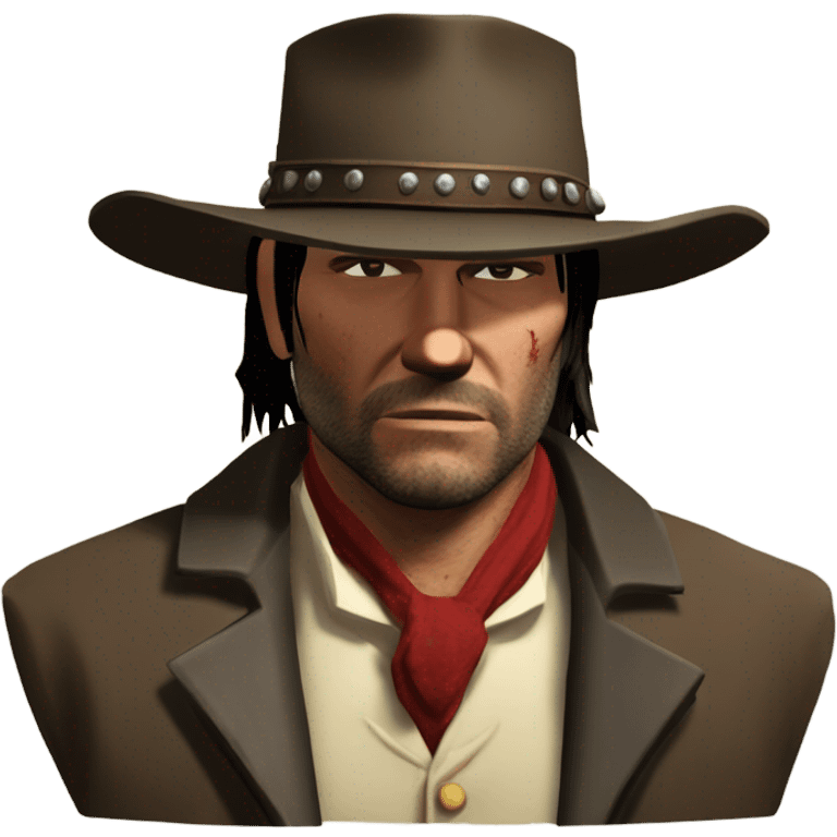 John marston single head red dead redemption  emoji