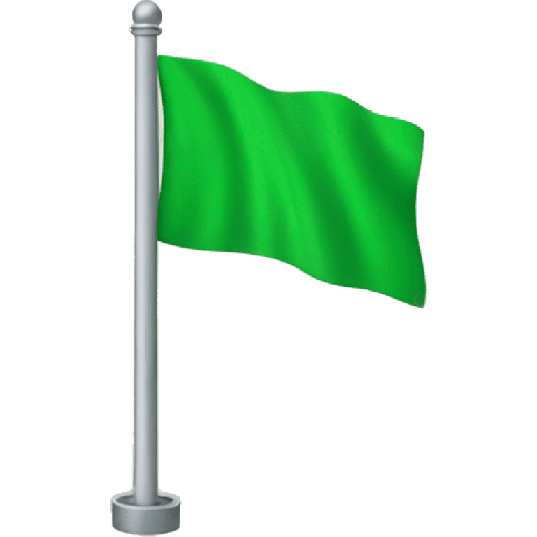 Create a green flag emoji