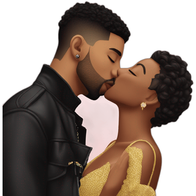 drake 21 savage kissing emoji