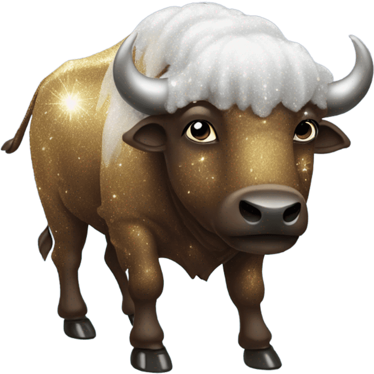 Buffalo with sparkles emoji