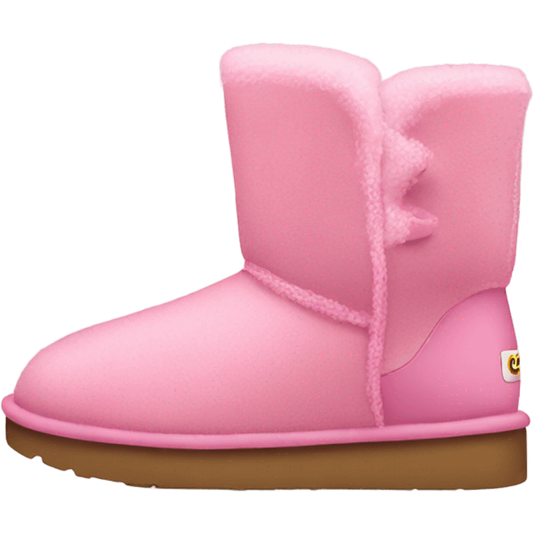 Pink ugg boots emoji