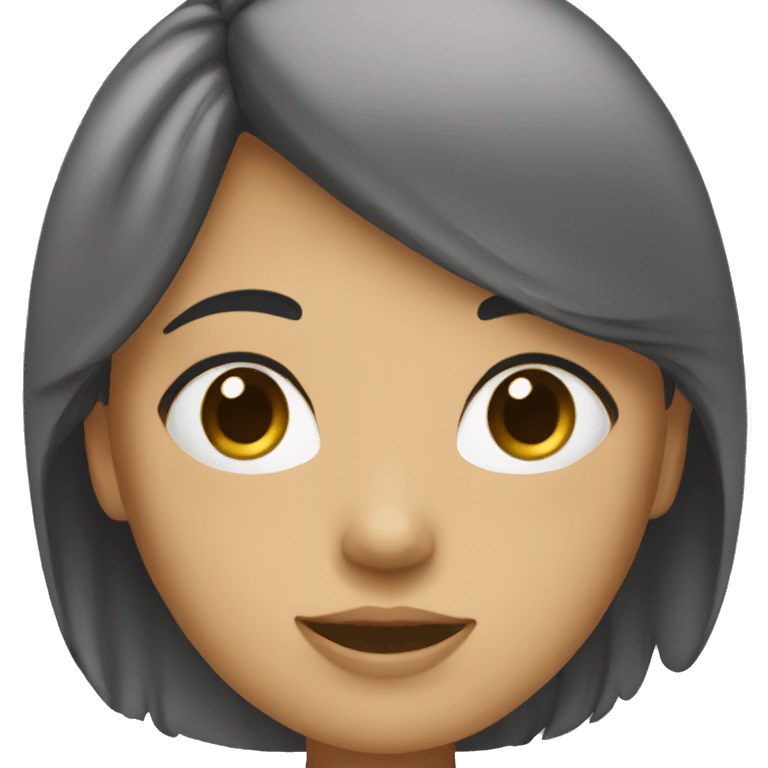 Fille qui fait le anheda emoji