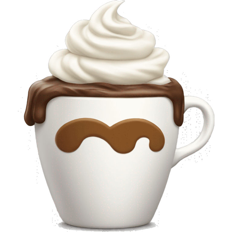 Coffee with whipped cream  emoji