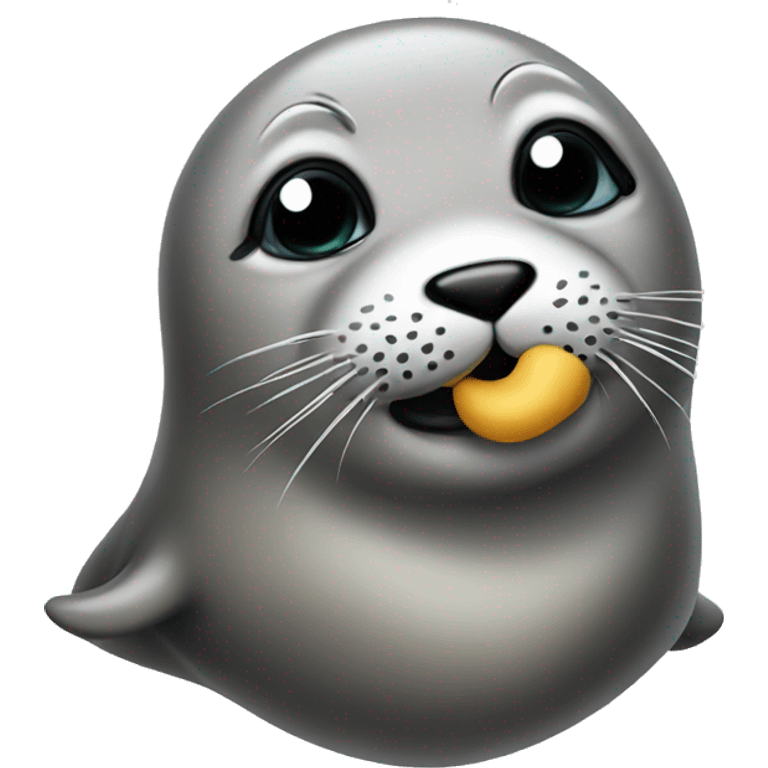 seal blowing a kiss emoji