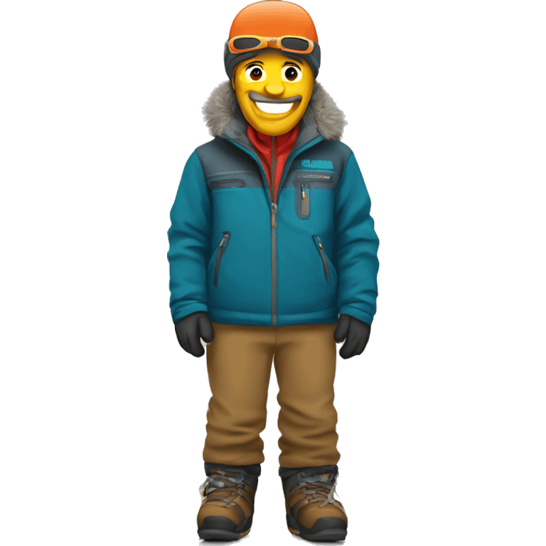 Jackson hole ski bum emoji