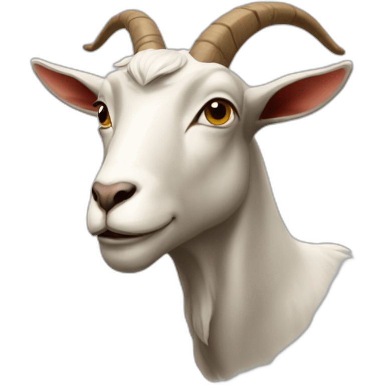 The goat emoji