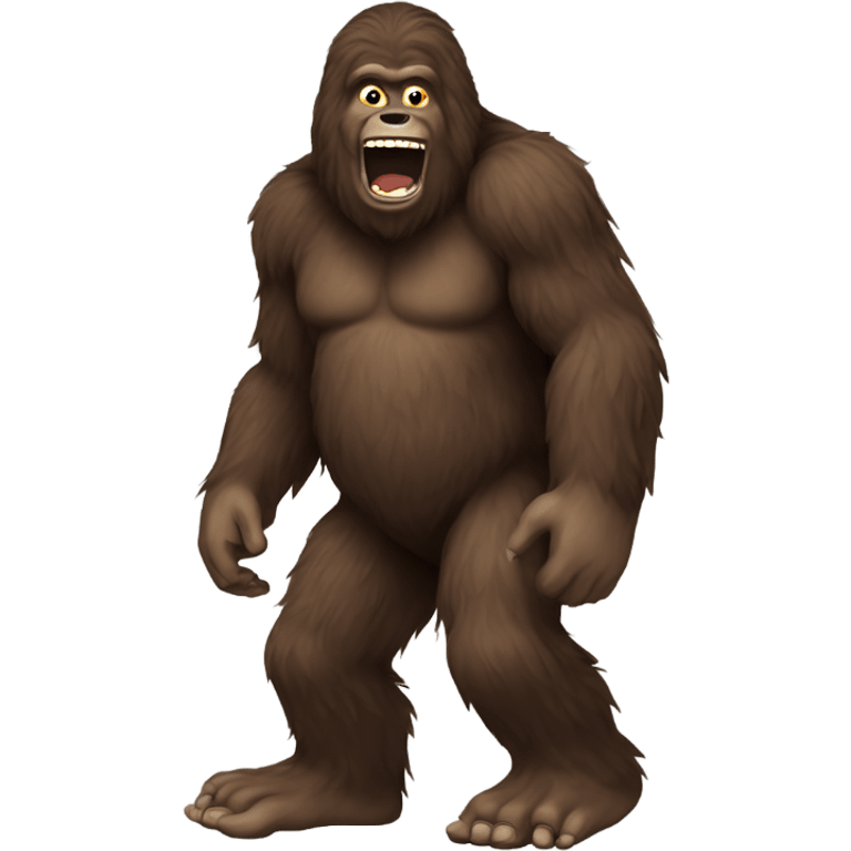 Bigfoot emoji