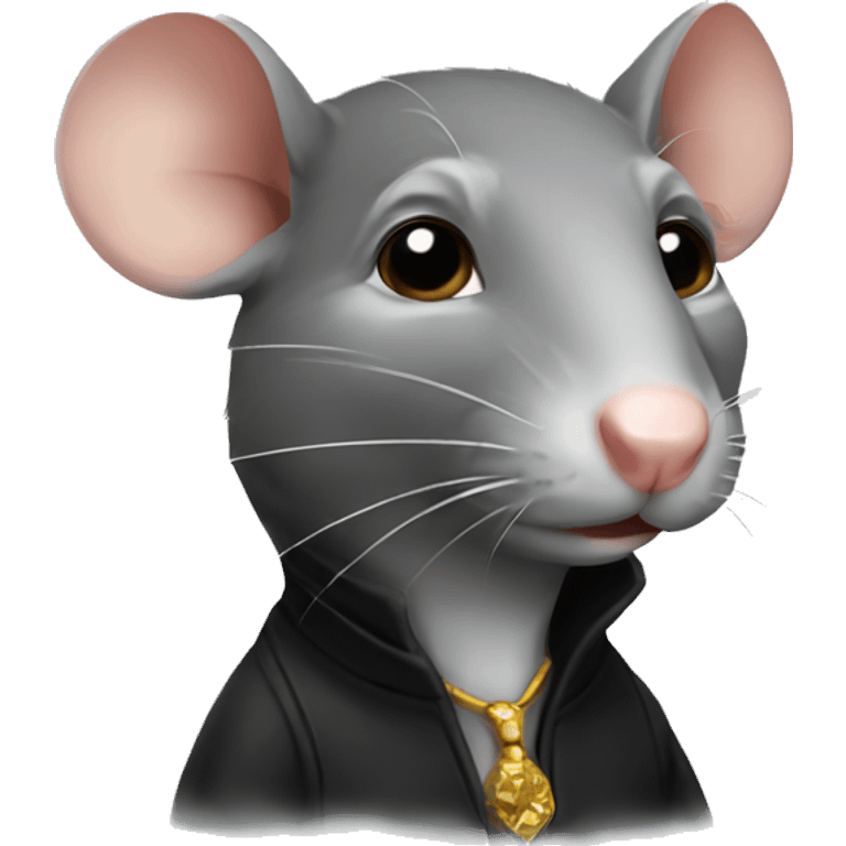 Sophisticated rat emoji