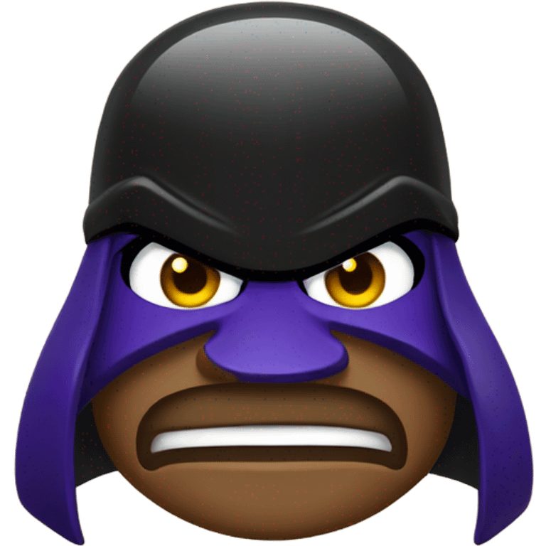 Grimace in a ravens jersey emoji