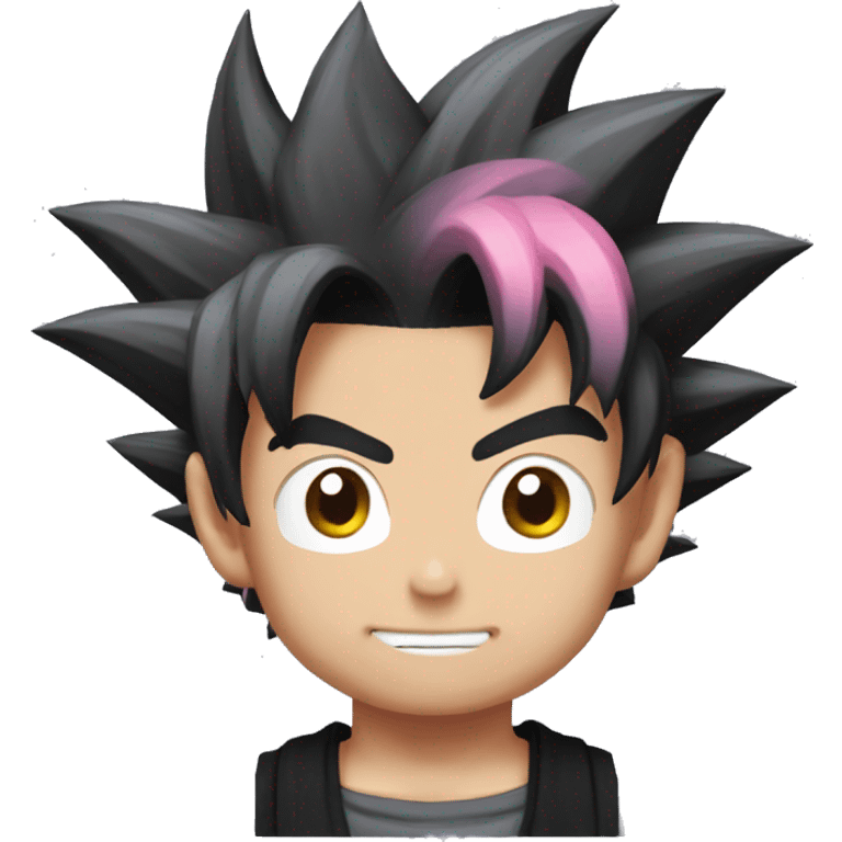 goku black with pink hair emoji