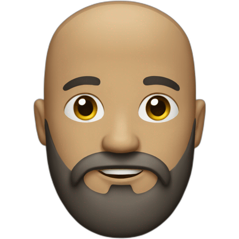 Men with bald viking beard emoji