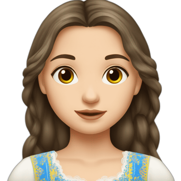 ukrainian-girl-brunette-long-hair-in-vyshyvanka emoji